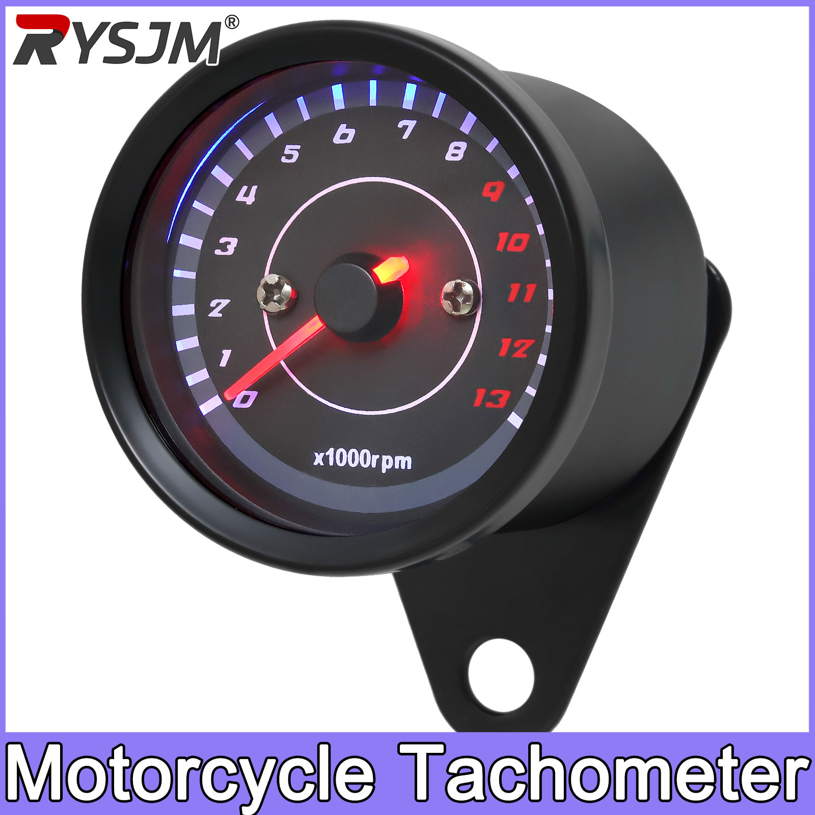 Analog Meter Gauge - Tachimetro Analogico Universale 13000 RPM per
