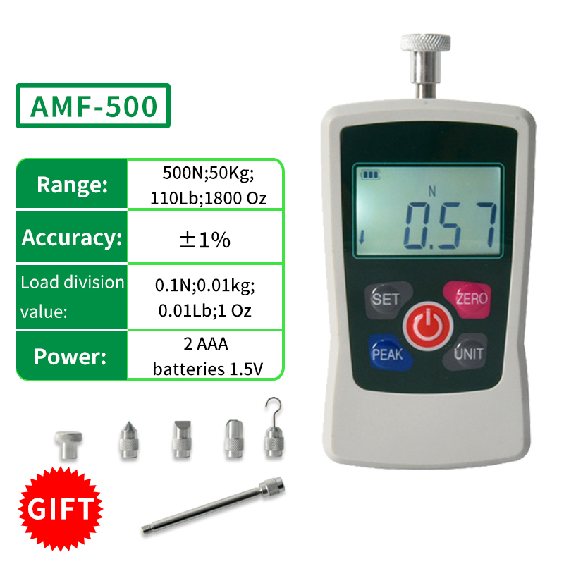 Analog Meter Gauge - Misuratore di Forza Digitale AMF-500 50KG
