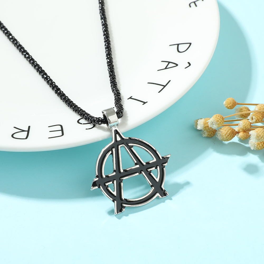 Vintage Collector - Collana con Simbolo Lettera A dei