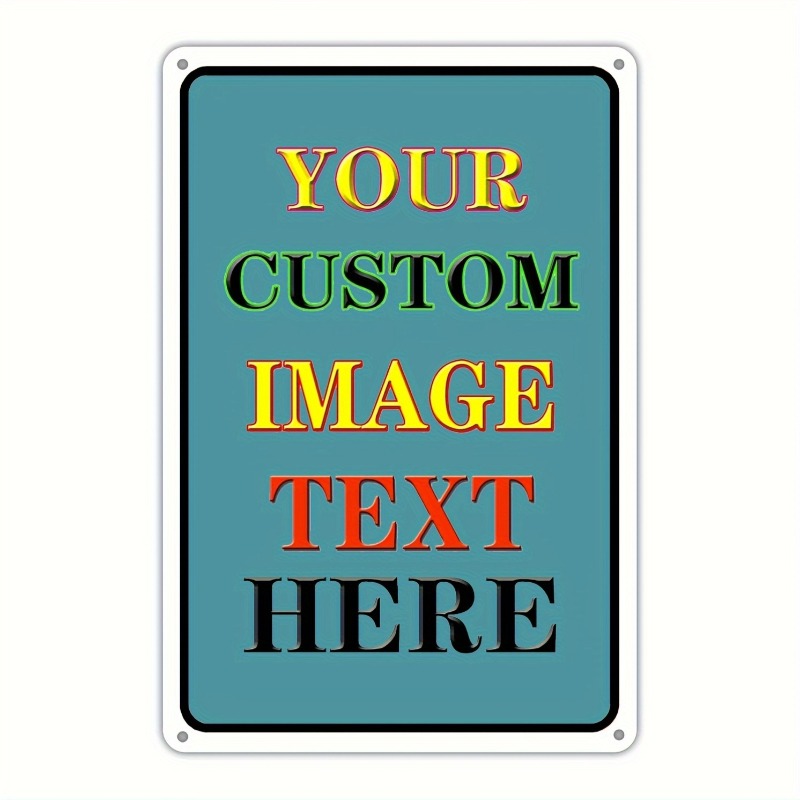 Vintage Collectible Signs - Targa Rettangolare in Ferro con Foto