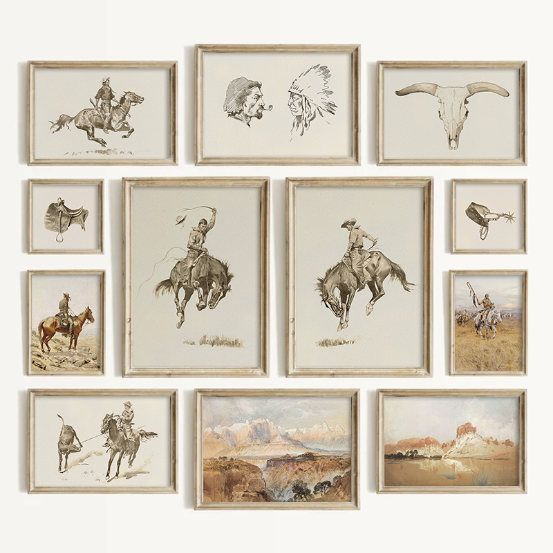 Vintage Toys Collection - Set di Poster da Parete Stile