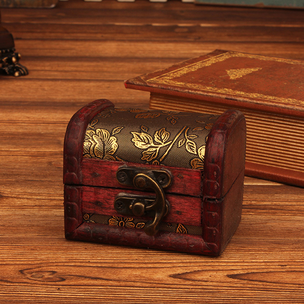 Vintage Collector - Scatola portagioie in legno stile vintage