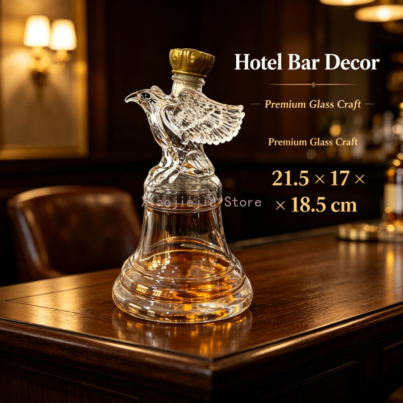 Vintage Collectible Glass - Decanter in Vetro con Campana della