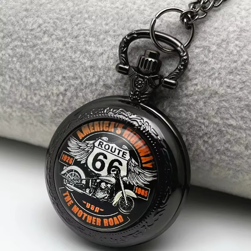 Orologio da tasca retrò nero R - Vintage Collectible Glass recensione e prezzo