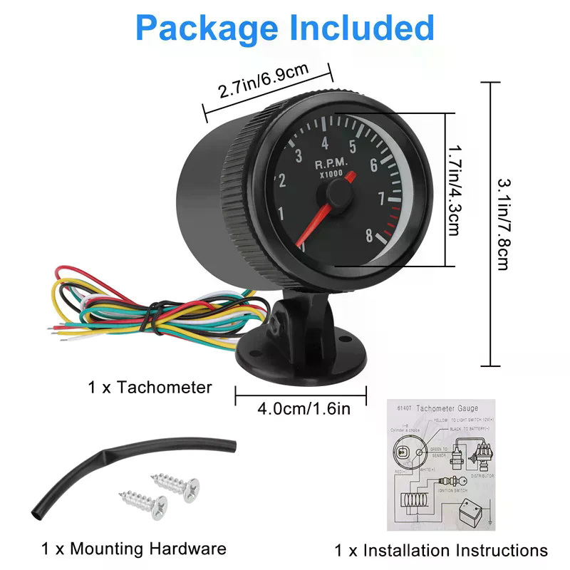 Tachimetro analogico da 2 poll - Analog Meter Gauge recensione e prezzo
