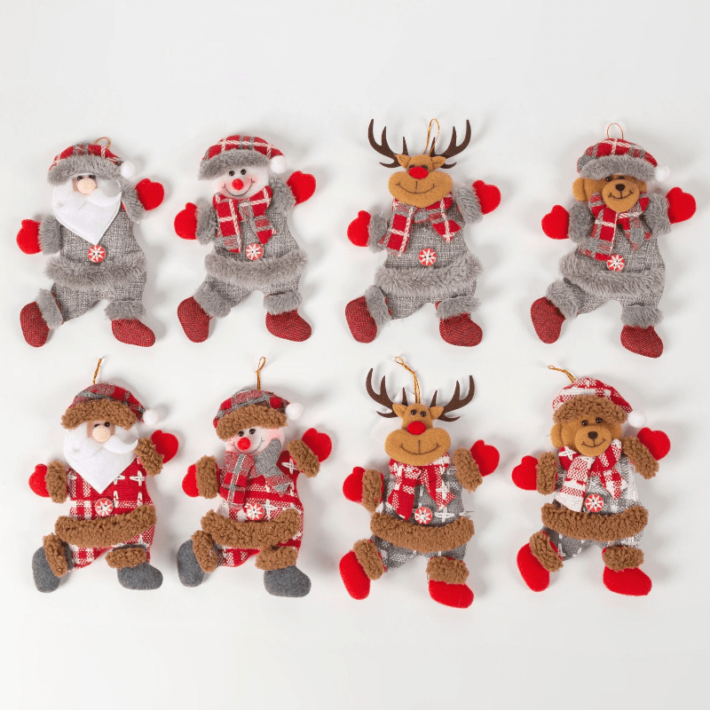 Set di 3 ornamenti pendenti a  - Vintage Collectible Santa recensione e prezzo