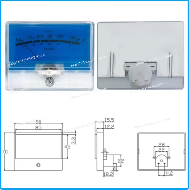 Misuratore di Livello VU TN-90 - Analog Meter Gauge recensione e prezzo