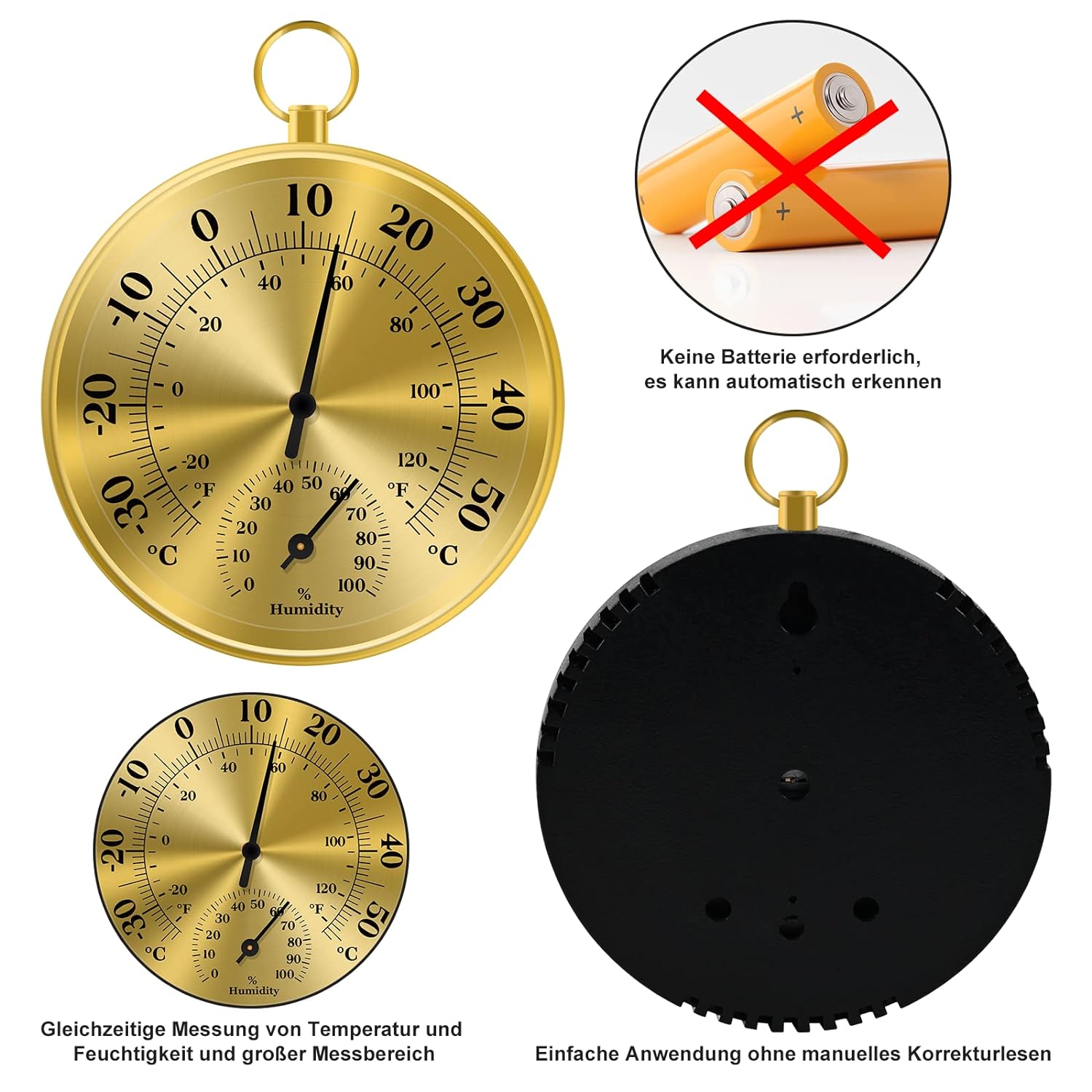 Termometro da parete da 10 cm  - Analog Meter Gauge recensione e prezzo