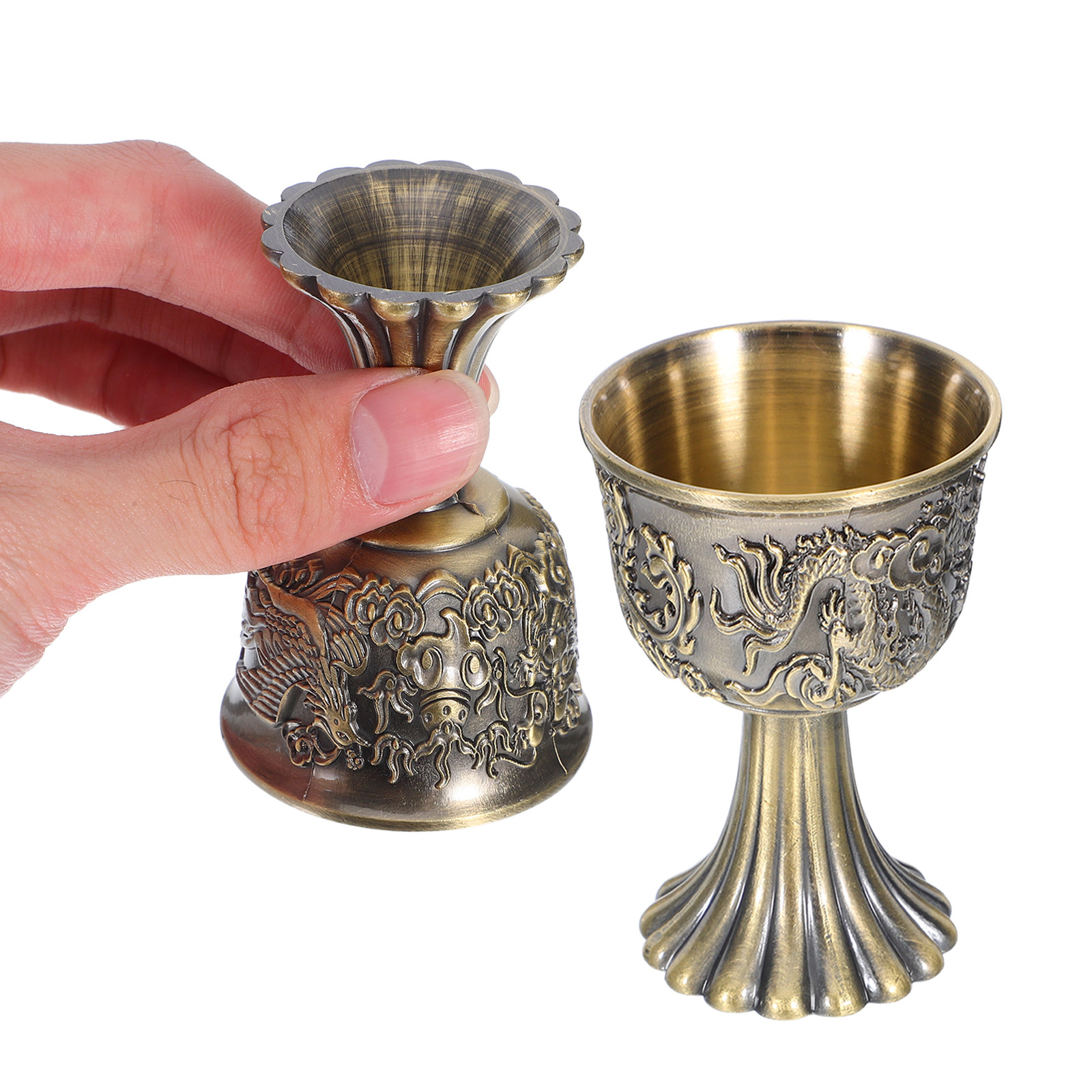 2 Pezzi Calice Decorativo Eleg - Vintage Collectible Glass recensione e prezzo
