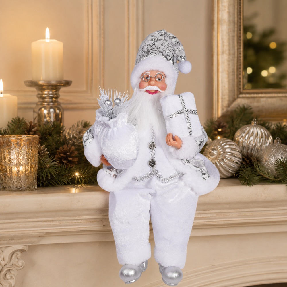 1 pezzo di articolo decorativo - Vintage Collectible Santa recensione e prezzo