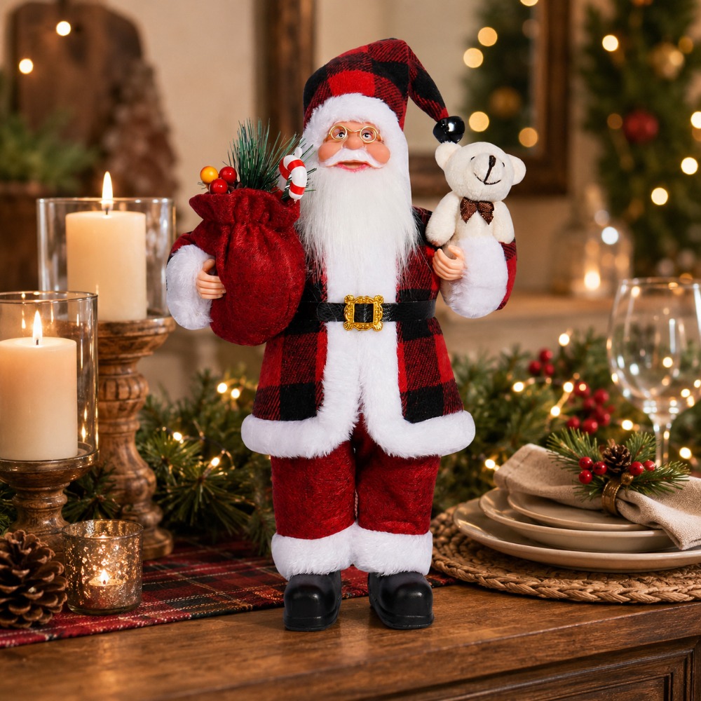 Figurina di Babbo Natale a sca - Vintage Collectible Santa recensione e prezzo