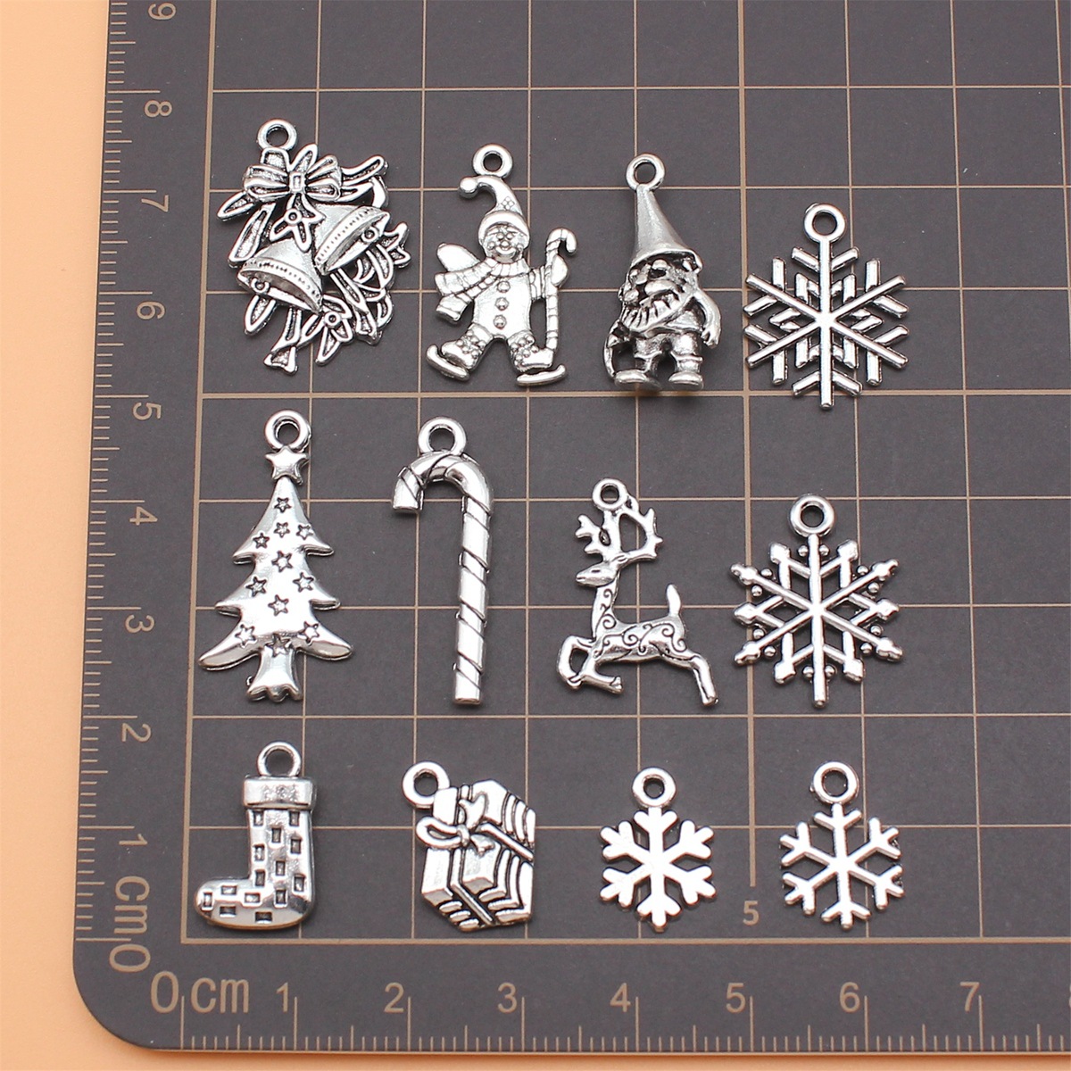 12 pezzi di fiocchi di neve di - Vintage Collectible Santa recensione e prezzo