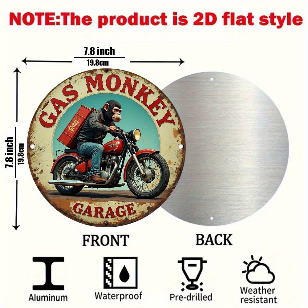 Vintage Gas Monkey Garage Wall - Vintage Collectible Signs recensione e prezzo