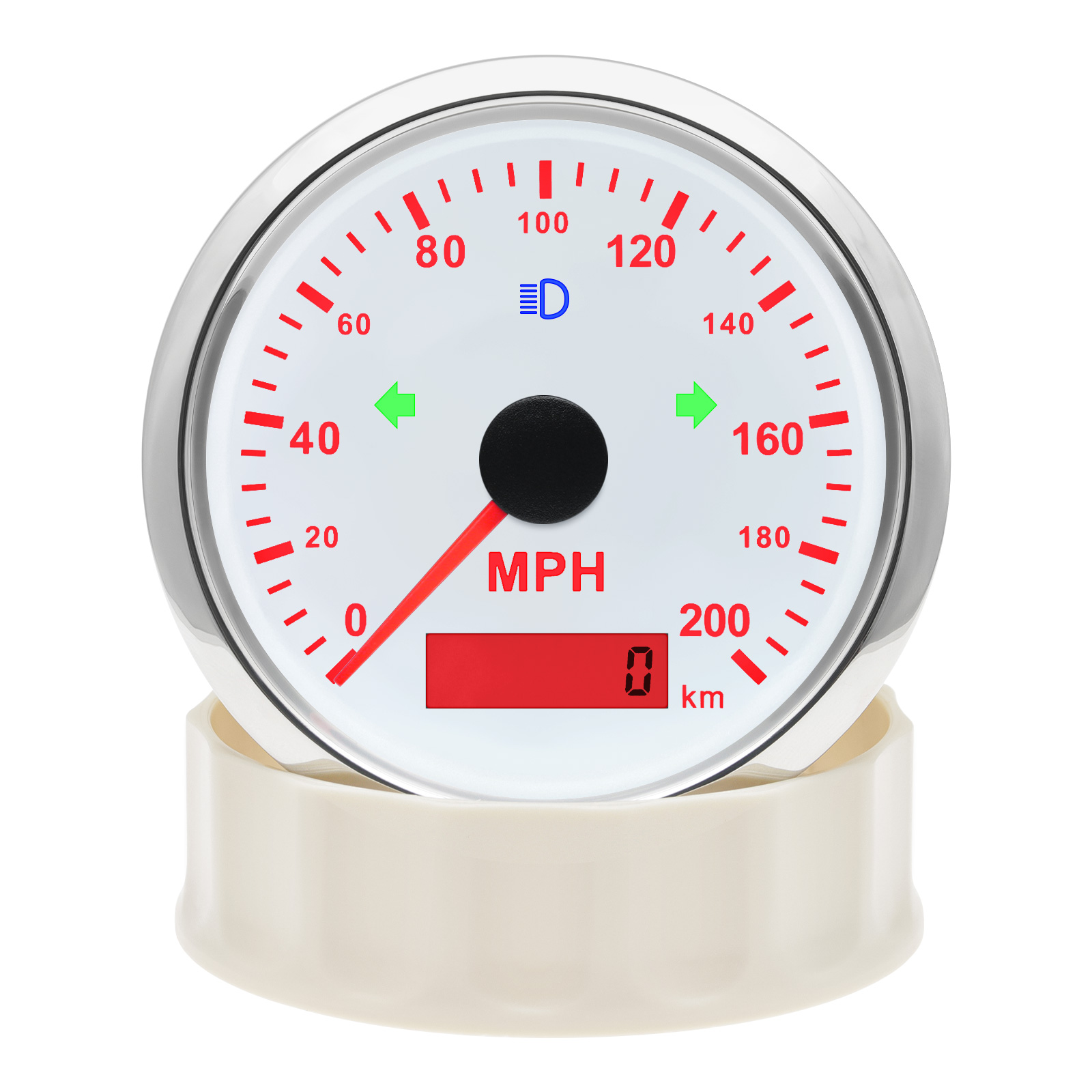 125 200 MPH KMH 85mm Tachimetr - Analog Meter Gauge recensione e prezzo